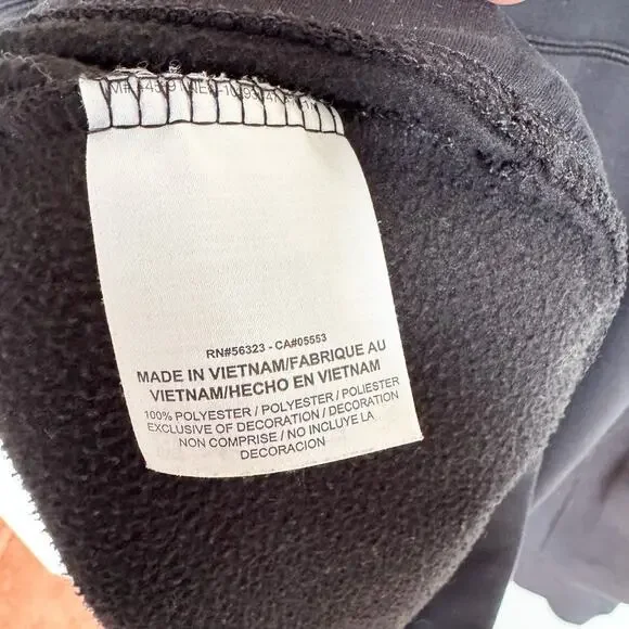 Nike Mens Black 1/4 Zip Fleece Pullover Golf Dri‎ Fit Men's LARGE - Picture 7 of 7